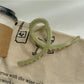 Beau large acetate claw clip shown from top view emphasizing its oval shape