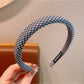Gifty - Plaid Padded Fabric Fashion Headband