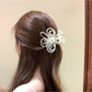 Beau - Flower Shape Beaded Decorative Claw Clip