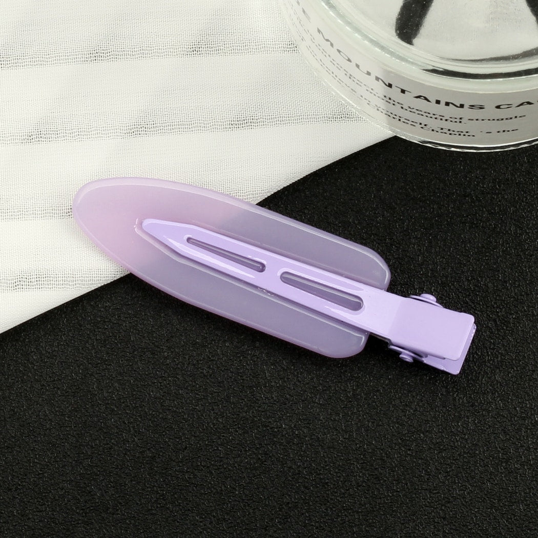 Beau - Solid Color Jelly Color Creaseless Hair Clip
