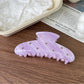 Beau - Macaron Half Moon Hair Claw Clip