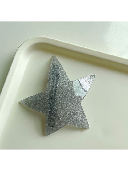Beau - Geometric Five-Point Star French Barrette