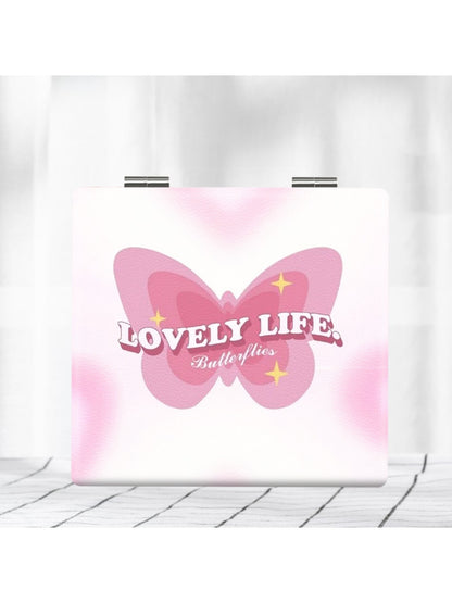 Mirroray - Butterfly Print Ctue Folding Makeup Mirror