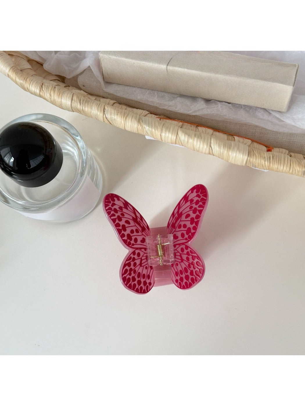 Beau - Butterfly Shape Patterned Hair Claw Clip