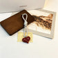 Keypus - Minimalist Heart Pendant Faux Leather Keychain
