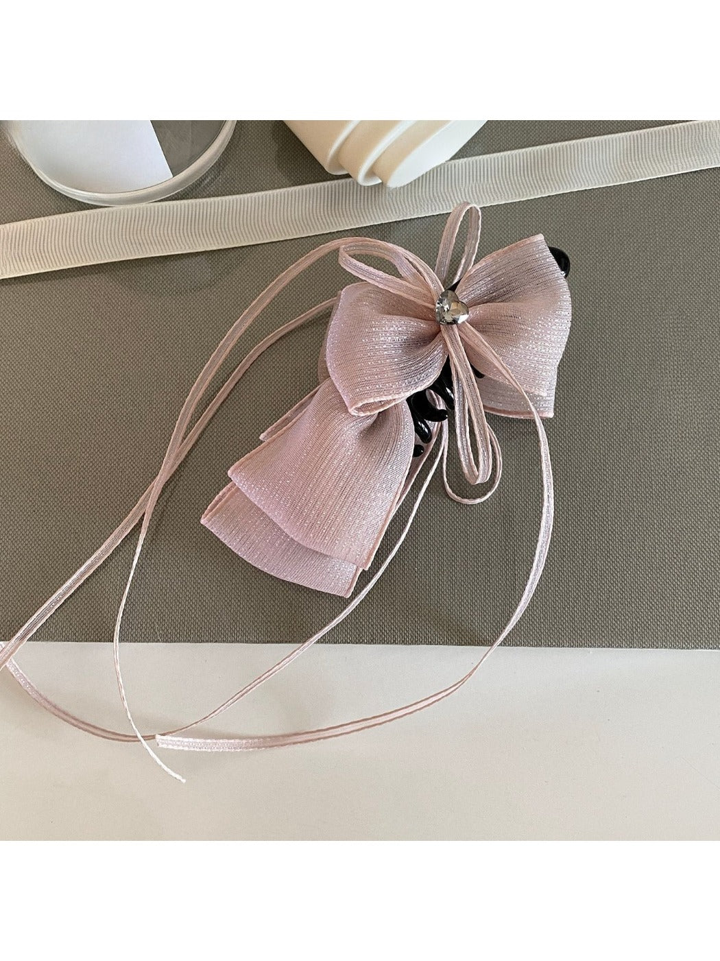 Beau - Mesh Bow Hair Clip