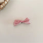 Gifty - Heart Cutout Bow Satin Scrunchie