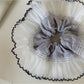 Gifty - Elegant White Ruffle Scrunchie