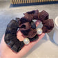 Gifty - Color Block Ruffle Scrunchie