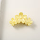Beau - Marbled Three Flower Petal Claw Hair Clip