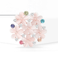 Brovia - Alloy Floral Accent Brooch Pin Accessory