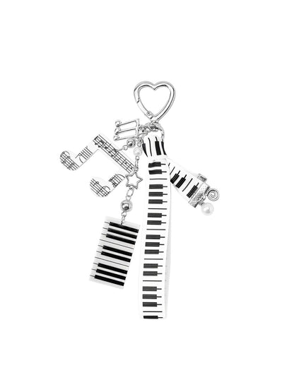 Keypus - Modern Minimalist Music Motif Keychain Bag Charm
