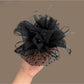 Gifty - Polka Dot Mesh Bow Ponytail Scrunchie