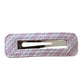 Beau - Plaid Fabric Covered Water Drop Hair Clip