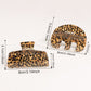 Beau - Elegant Style Leopard Print Claw Clip