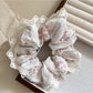 Gifty - Lace with Floral Print Scrunchie