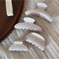 Beau - Acrylic Butterfly Print Patterned Hair Claw Clip