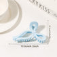 Beau - Minimalist Solid Color Bow Shaped Claw Clip