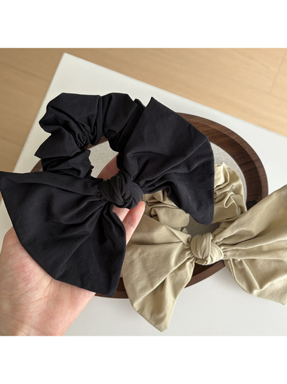Gifty - Sweet Bow Detail Polyester Scrunchie