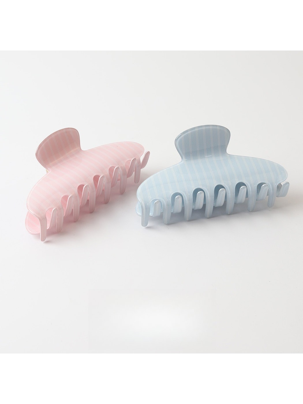 Beau - Modern Striped PVC Hair Claw Clip