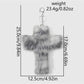 Keypus - Y2K Plush Cross Shape Bag Charm Keychain