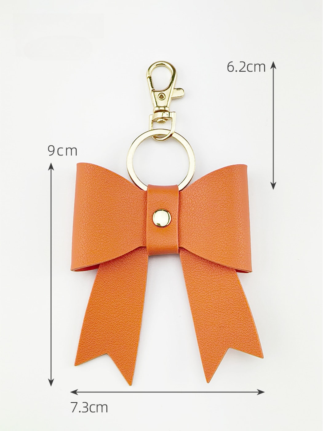 Keypus - Modern Simple Bow Shape Bag Charm Keychain