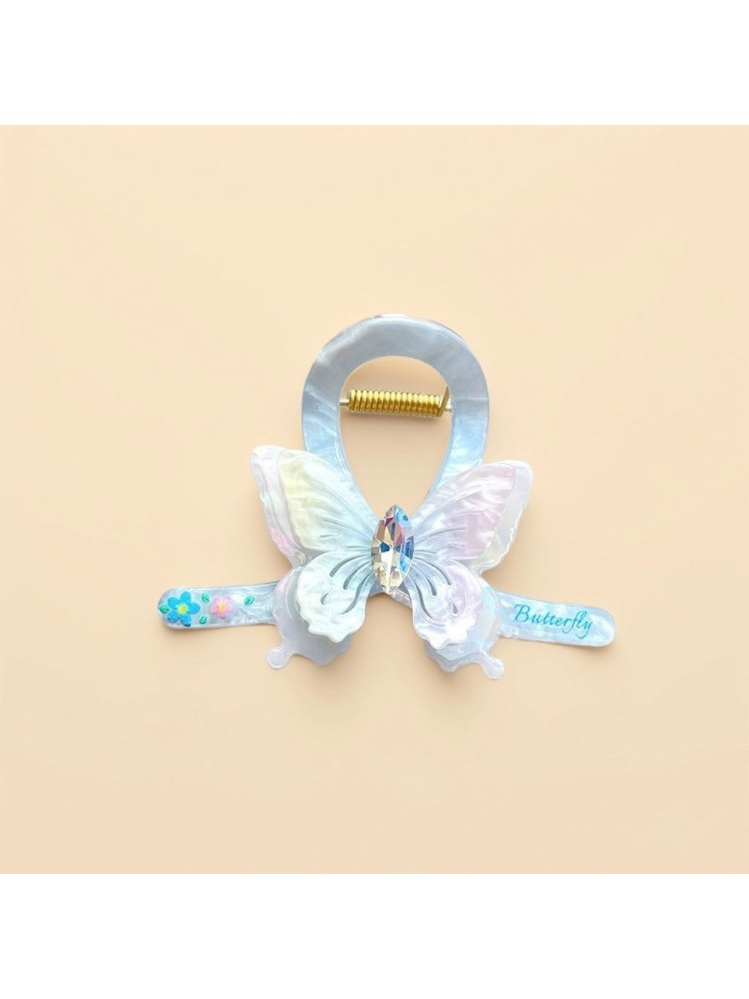 Beau - Ribbon Bow Butterfly Hair Claw Clip