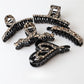 Beau - Leopard Print PC Cross Design Claw Clip