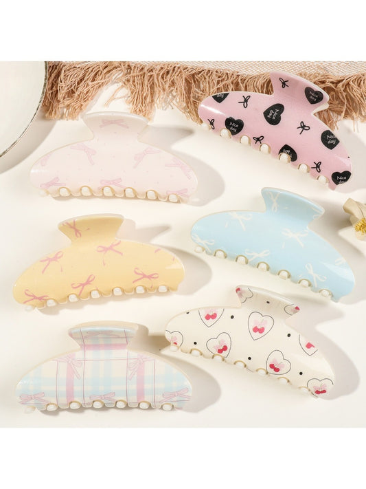 Beau - Bow Embellished Hair Claw Clip