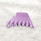 Beau - Plastic Arc Geometric Multi-Tooth Claw Clip