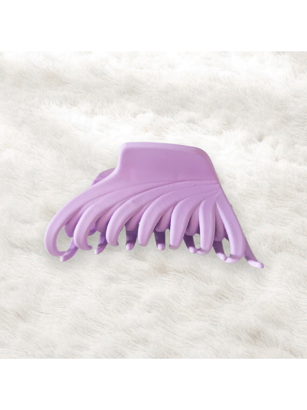 Beau - Plastic Arc Geometric Multi-Tooth Claw Clip