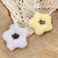 Beau - Plush Openwork Star Shape Hair Clip Set