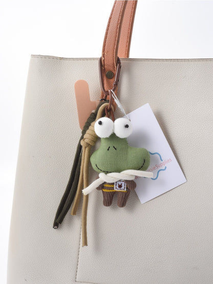 Keypus - Funny Green Dinosaur Keychain