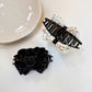 Beau - Polka Dot Bow Plastic Claw Clip