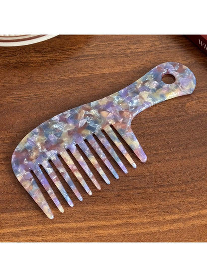 Camerow - Elegant Acetate Hair Comb with Wide Teeth
