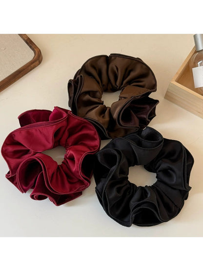 Gifty - Spring Retro Solid Colored Scrunchie