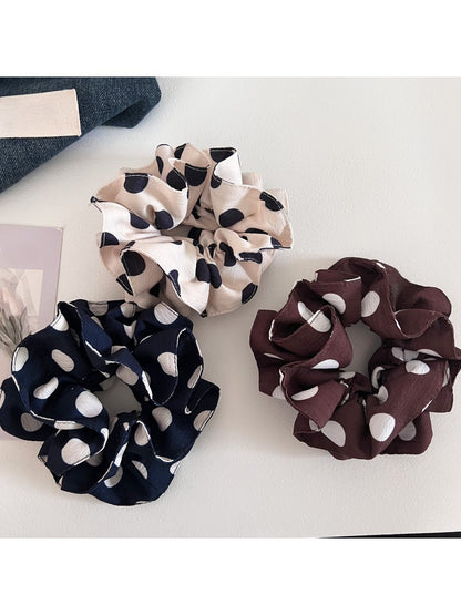Gifty - Vintage Polka Dots Scrunchie