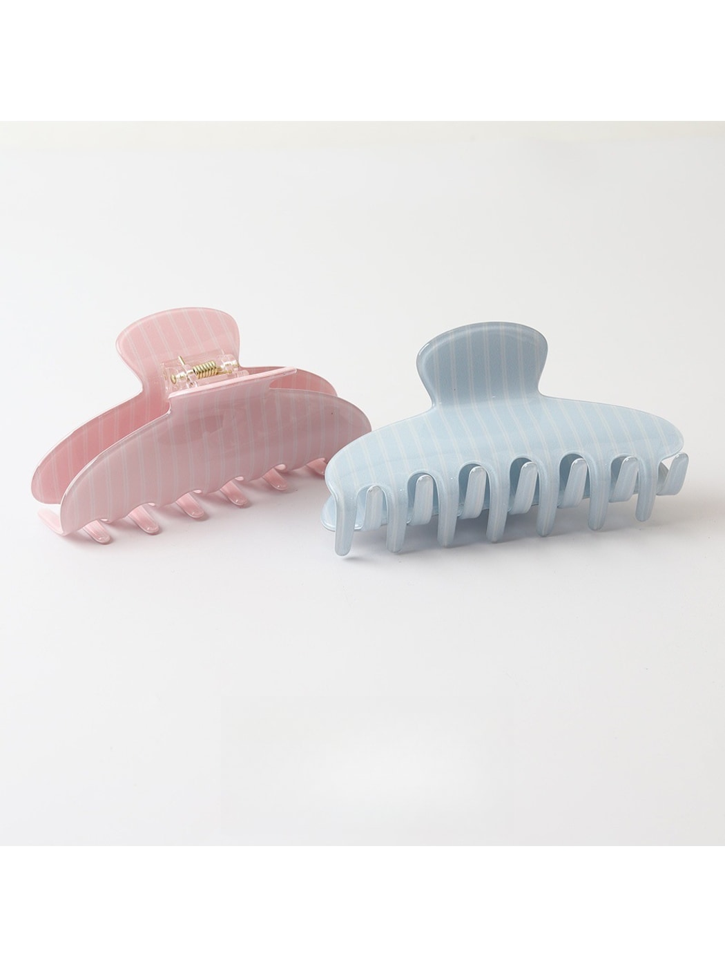 Beau - Modern Striped PVC Hair Claw Clip