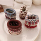 Gifty - Vintage Check Hair Tie (4 Pcs)