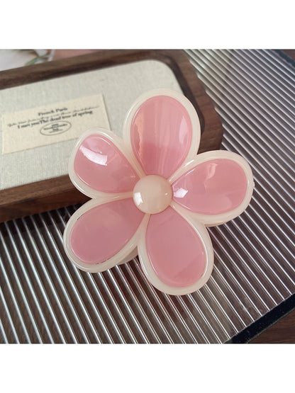 Beau - Sweet Floral Acrylic Alloy Hair Claw Clip