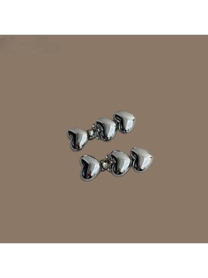 Beau - Sweet Style Triple Heart Side Bangs Hair Clip