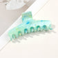 Beau - Marble Swirl Triangle PC Claw Hair Clip