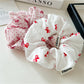 Gifty - Red Bow Hair Scrunchie