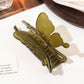 Beau Butterfly-Shaped Claw Clip showing butterfly print