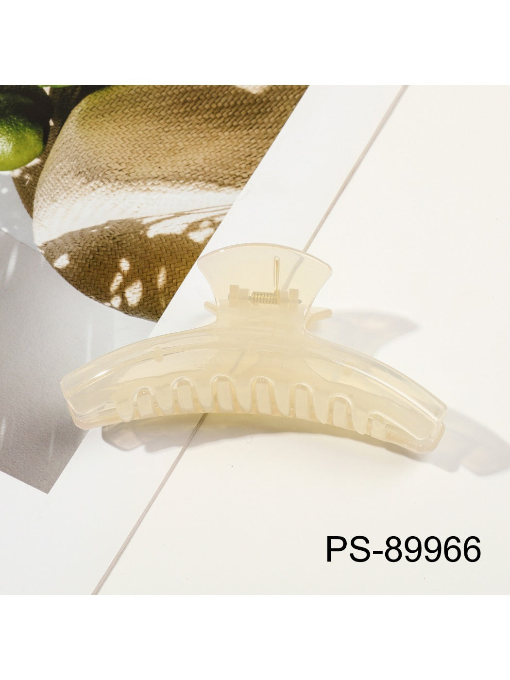 Beau - Straight-Shaped Jelly-Colored Hair Clip