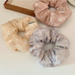 Gifty - Spring Hollow Embroidery Scrunchie Hair Tie