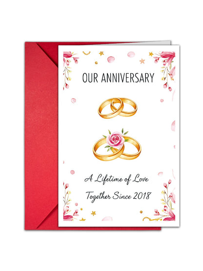 Carduria - Anniversary Thank You Greeting Card
