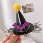 Gifty - Dark Style Halloween Bat Bow Hat Hair Clip