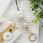 Keypus - Beautiful Lotus Pattern Silicone Keychain