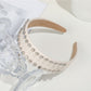 Gifty - PU Double Row Studded Geometric Headband